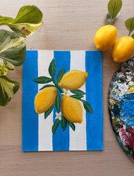 Summer Acrylic Painting Workshop: Lemon