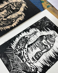 MOBILE PRINT STUDIO WORKSHOPS: WOODCUT