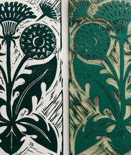 LINO-CUT PLANT PRINTS