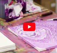 Watch now: Paint Pouring with FW Acrylic Ink