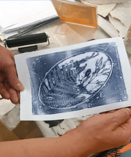 Botanical Gelli Plate Printing