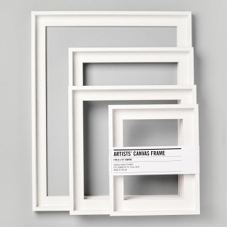 Cass Art Canvas Frame 12 x 12 inches White - Cass Art