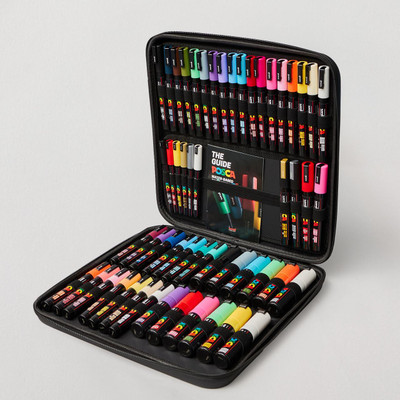Posca Marker Case Assorted Colours Set of 54