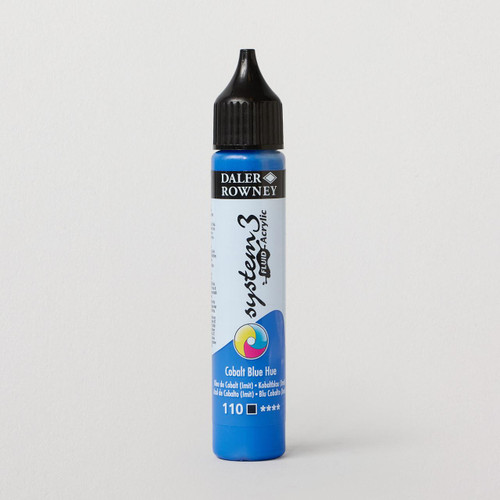  Daler Rowney System 3 Fluid Acrylic 29.5ml Cobalt Blue Hue 