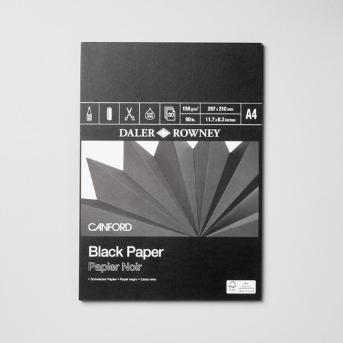  Daler Rowney Canford Black Paper Pad 