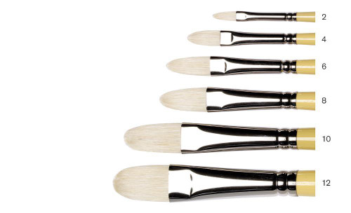  Winsor & Newton Hog Long Handle Long Filbert Brush 