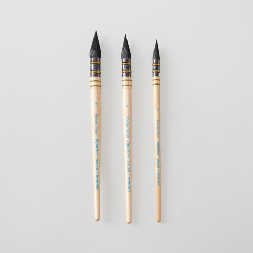 Daler Rowney Aquafine Watercolour Goat Blend Brush AF24 Pointed Wash
