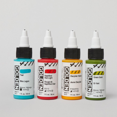 Golden High Flow Acrylfarbe – 30 Ml (1 Unze) In Neon-Orange, Ideal Für Feinarbeiten & Kalligrafie