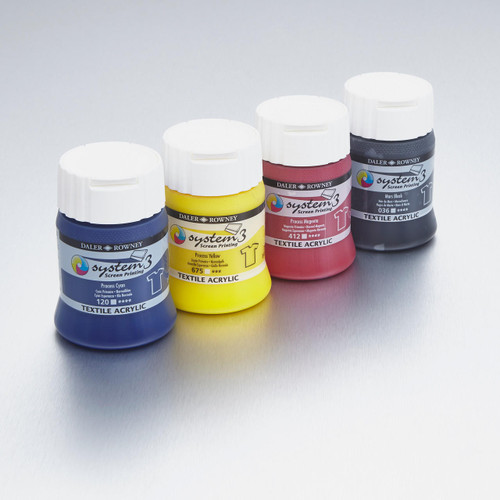  Daler Rowney System 3 Textile Screen Printing Acrylic Colour 