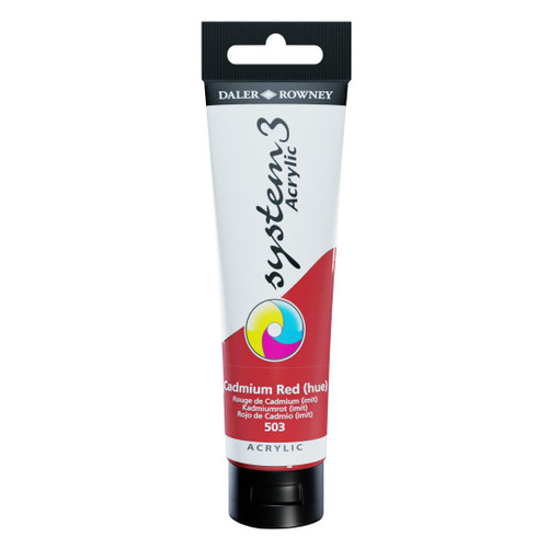  Daler Rowney System 3 Original 150ml Cadmium Red (Hue) 