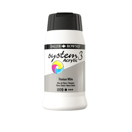  Daler Rowney System 3 Original 500ml Titanium White 