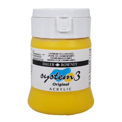  Daler Rowney System 3 Original 250ml Cadmium Yellow (Hue) 