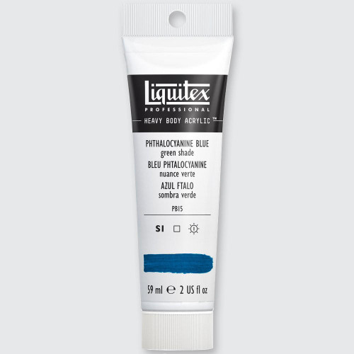  Liquitex Heavy Body Acrylic 59ml 316 Phthalocyanine Blue Green Shade 