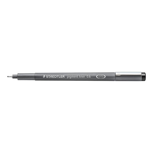  Staedtler 308 Pigment Liner 0.6mm Black 