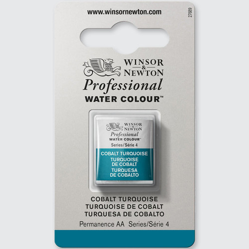  Winsor & Newton Professional Water Colour Half Pan Cobalt Turquoise 