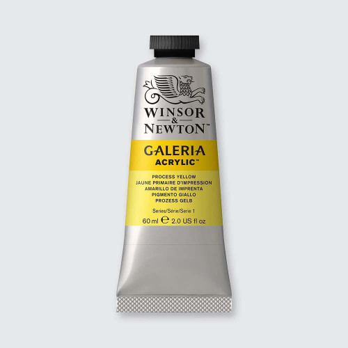  Winsor & Newton Galeria Acrylic Tube 60ml Process Yellow 