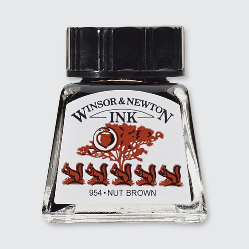  Winsor & Newton Ink 14ml Nut Brown 