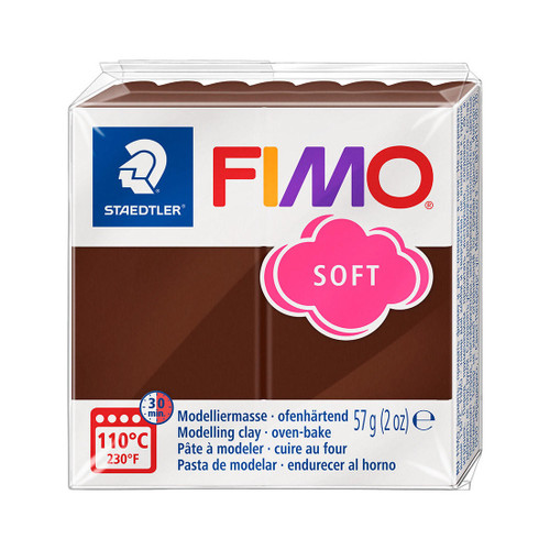  Staedtler Fimo Soft Block 56g Chocolate 