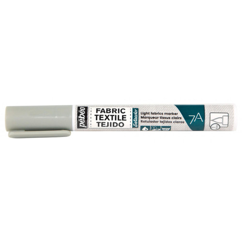  Pebeo Setacolor Fabric Pen One Size Grey 