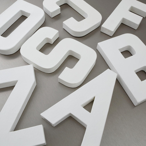  Decopatch Papier Mache Shapes Letters A-Z Large  N 