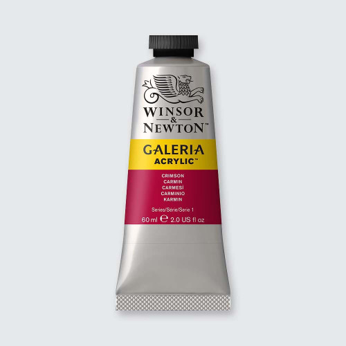  Winsor & Newton Galeria Acrylic Tube 60ml Crimson 