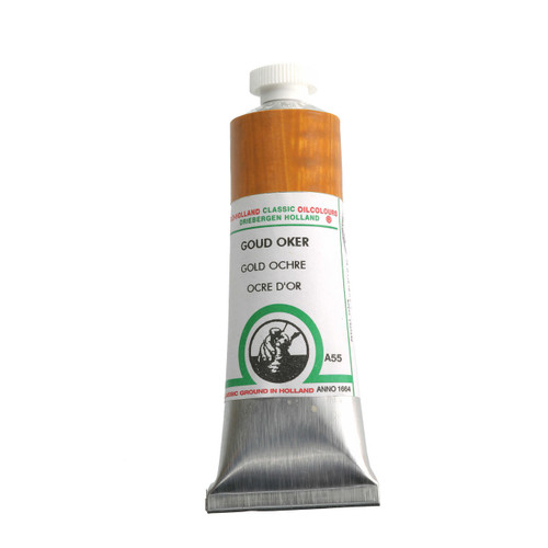  Old Holland Classic Oil Colour 40ml Gold Ochre A55 