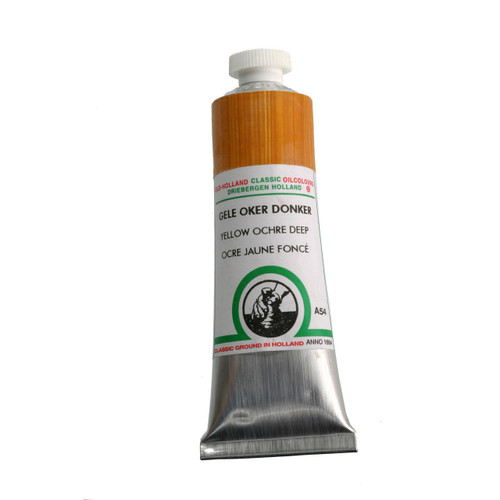  Old Holland Classic Oil Colour 40ml Yellow Ochre Deep A54 