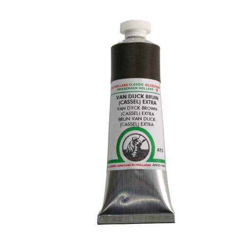  Old Holland Classic Oil Colour 40ml Van Dyck Brown Extra (Cassel) A72 