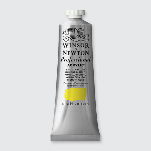  Winsor & Newton Professional Acrylic Colour 60ml Bismuth Yellow 
