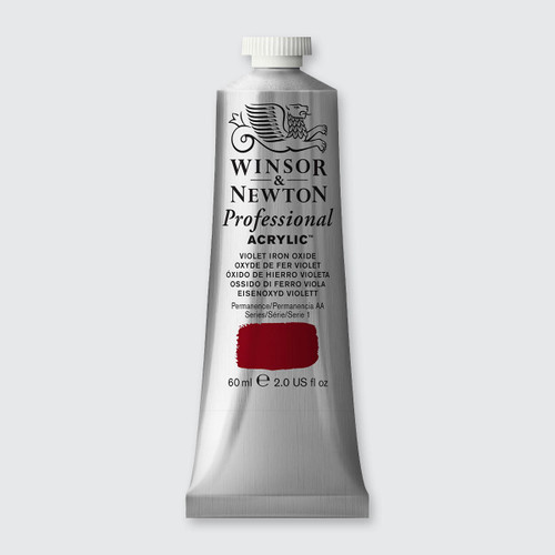  Winsor & Newton Professional Acrylic Colour 60ml Violet Iron Oxide 