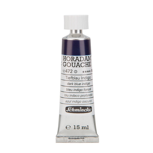  Schmincke Horadam Gouache 15ml 15ml Dark Blue Indigo 472 
