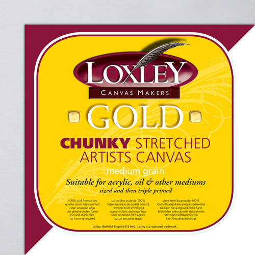  Loxley Gold Deep Edge Artists Canvas 12 x 12 inches 