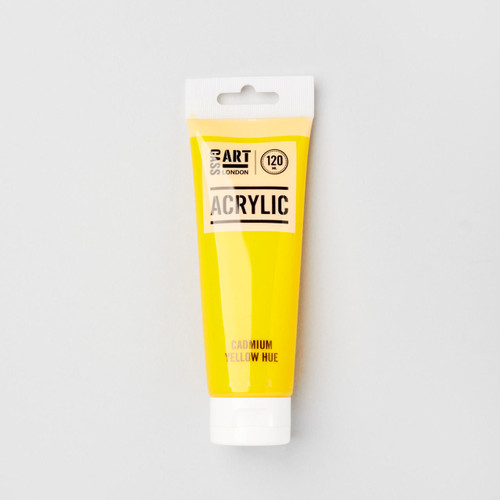  Cass Art Acrylic Paint 120ml Cadmium Yellow (Hue) 