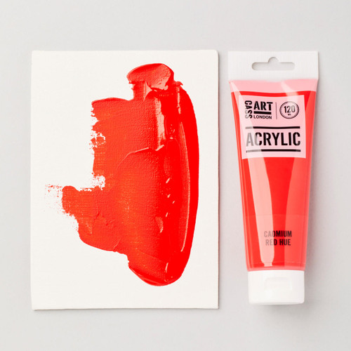  Cass Art Acrylic Paint 120ml Cadmium Red (Hue) 