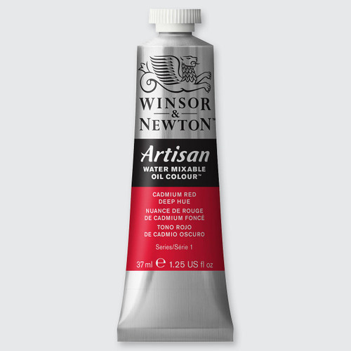  Winsor & Newton Artisan Water Mixable Oil Colour 37ml Cadmium Red Deep (Hue) 
