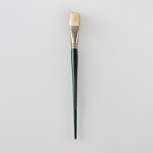 Winsor & Newton Winton Long Handle Short Flat/Bright Brush Size 14