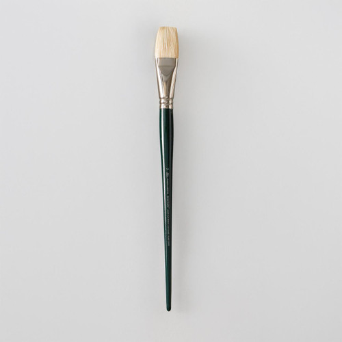  Winsor & Newton Winton Long Handle Short Flat/Bright Brush Size 14 