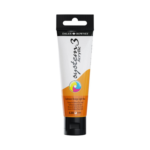  Daler Rowney System 3 Original 59ml Cadmium Orange Light (Hue) 