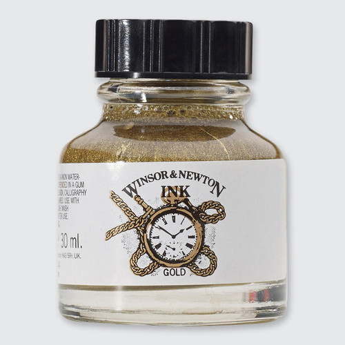  Winsor & Newton Ink 30ml Gold 