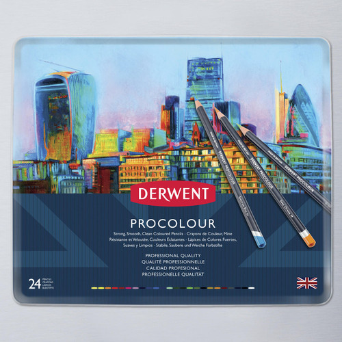  Derwent Procolour Tin Set of 24 