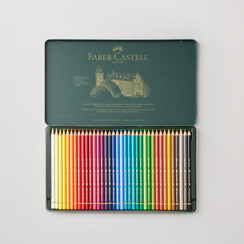 Faber Castell Polychromos Artist Colour Pencils Tin Of 36 | Cass Art