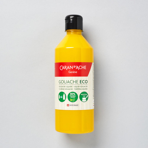  Caran D'ache Gouache 500ml Primary Lemon Yellow 