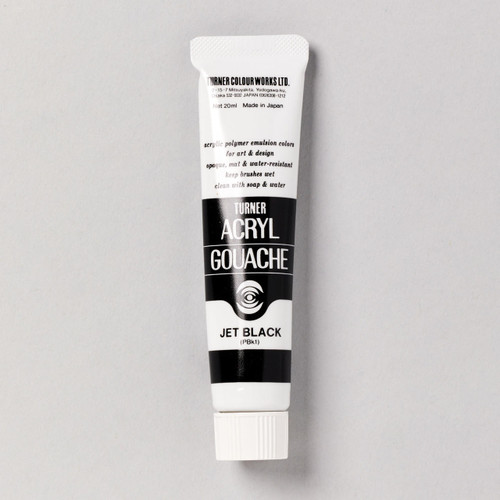  Turner Acrylic Gouache 20ml Jet Black 