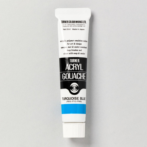  Turner Acrylic Gouache 20ml Turquoise Blue 