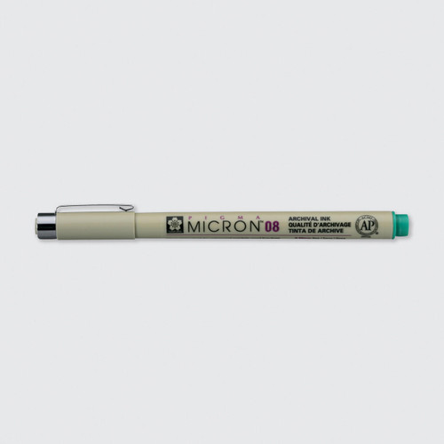  Sakura Pigma Micron Pen 08 0.5mm Green 