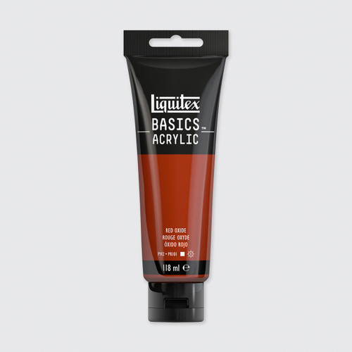  Liquitex Basics Acrylic Colour 118ml Red Oxide 