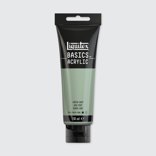  Liquitex Basics Acrylic Colour 118ml Green Grey 
