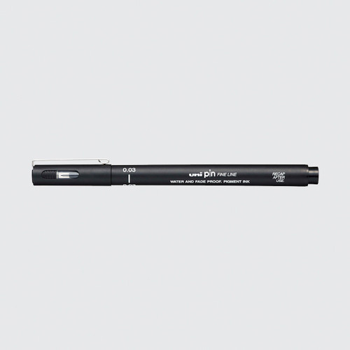 Uni-ball Uni ball PIN Fineliner 003 Black 