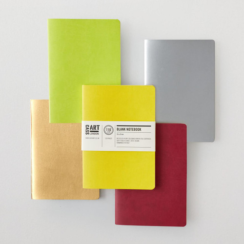  Cass Art Softbound Notebook 110gsm 128 Pages Blank A5 