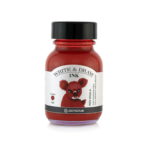  Octopus Fluids Write and Draw Ink 50ml 388 Red Koala 